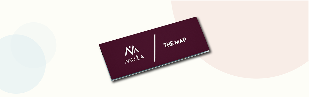 Muza Infographic Museum Map Brochure